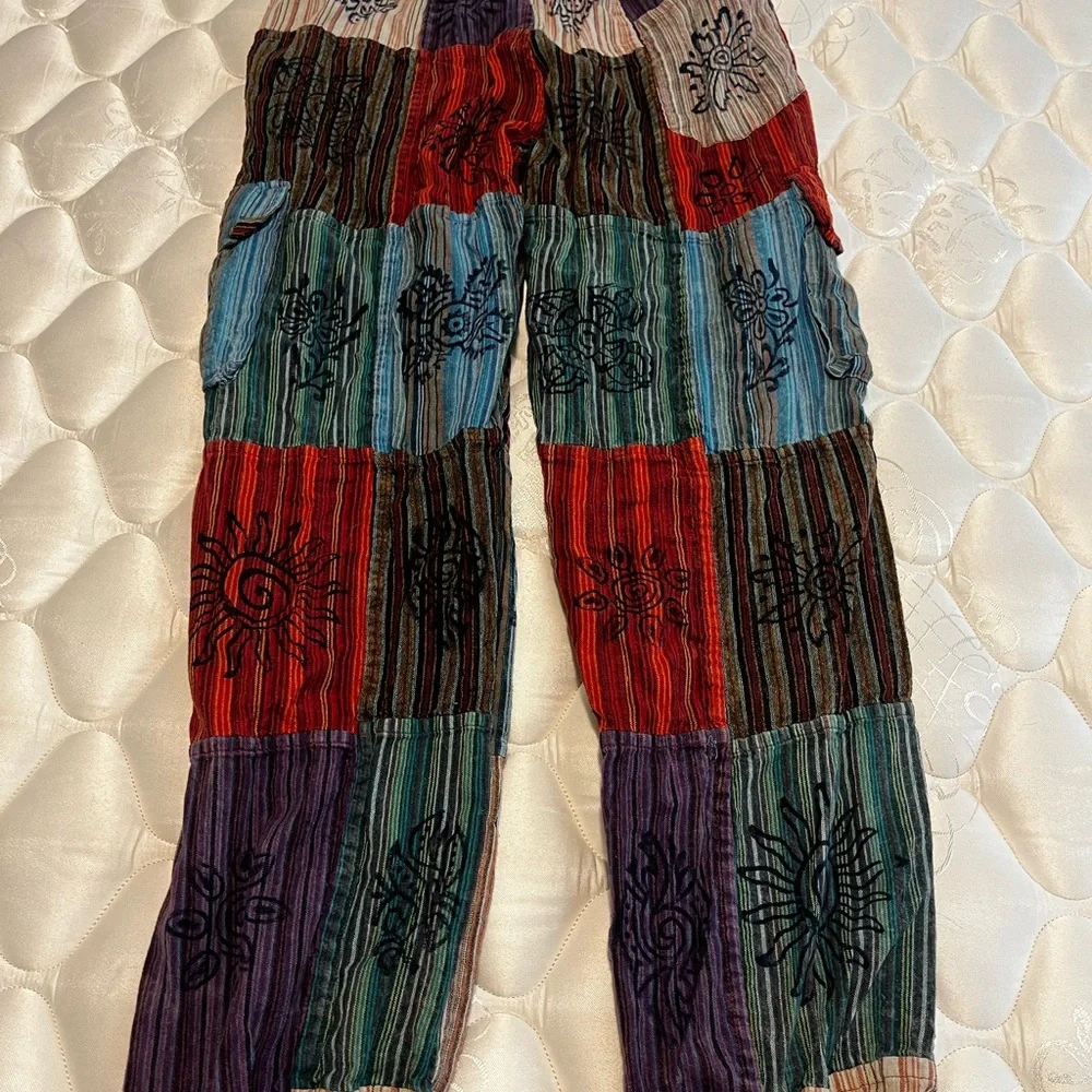 BOHO Hippie Colorful Pants ✨✨✨ - Picture 2 of 7